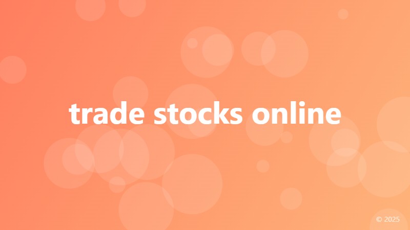 trade stocks online