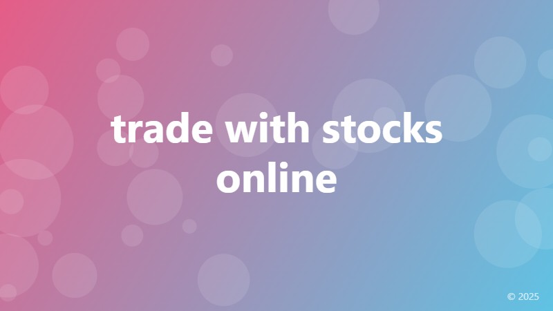 trade with stocks online